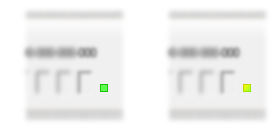 Screenshot: key confirmed (left); key verified (right)