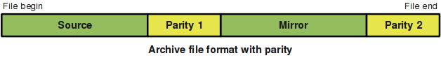Parity and data mirroring